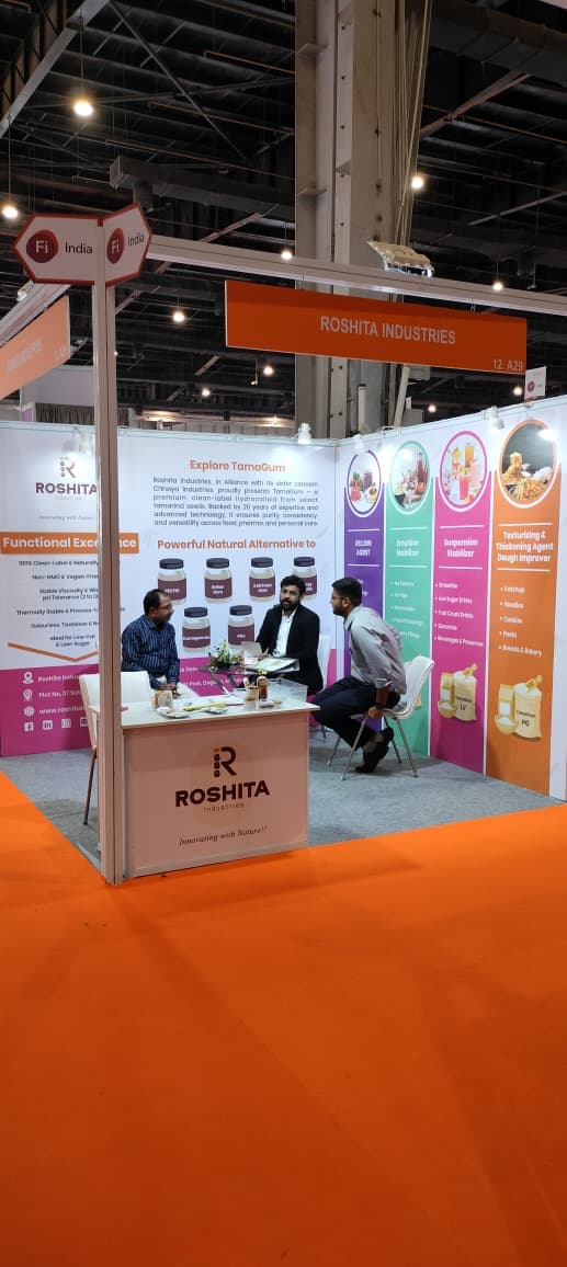 Roshita Industries booth showcase at FI India 2025 - Photo 12